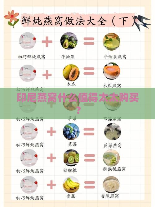印尼燕窝什么值得太太购买？