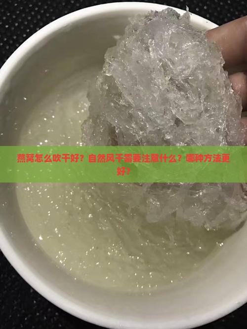 燕窝怎么吹干好？自然风干需要注意什么？哪种方法更好？
