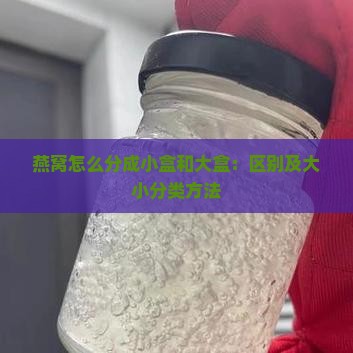 燕窝怎么分成小盒和大盒：区别及大小分类方法