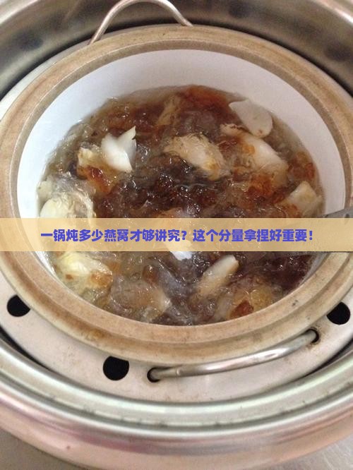 一锅炖多少燕窝才够讲究？这个分量拿捏好重要！