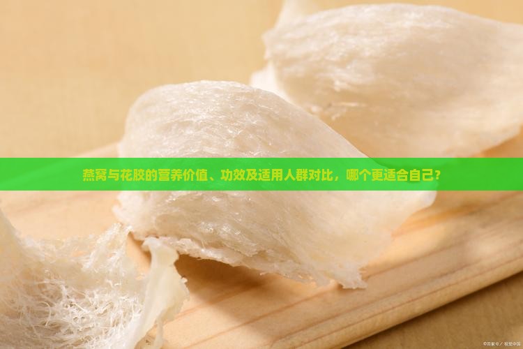 燕窝与花胶的营养价值、功效及适用人群对比，哪个更适合自己？