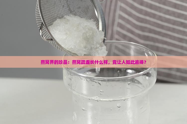 燕窝界的珍品：燕窝疏盏长什么样，竟让人如此追捧？