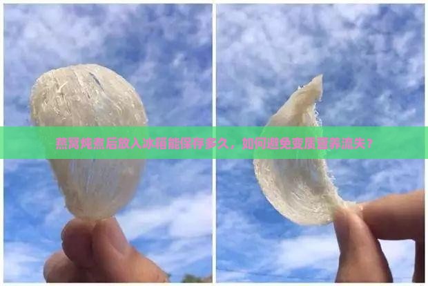 燕窝炖煮后放入冰箱能保存多久，如何避免变质营养流失？