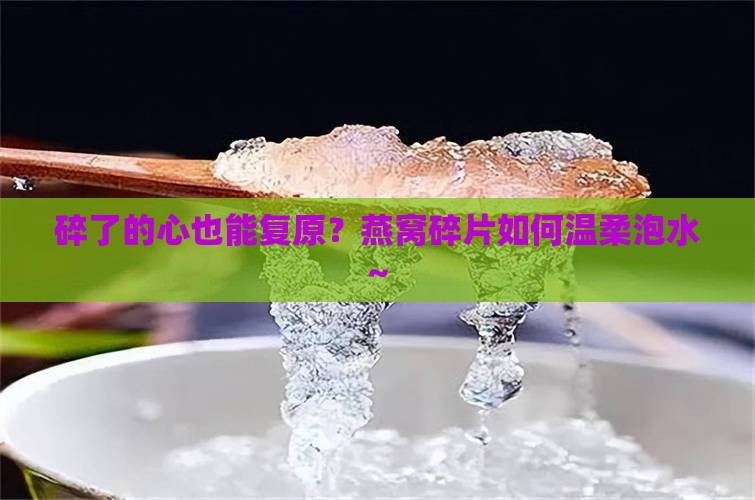 碎了的心也能复原？燕窝碎片如何温柔泡水~