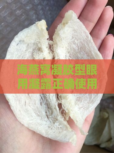 海燕窝凝胶型眼用凝露正确使用方法