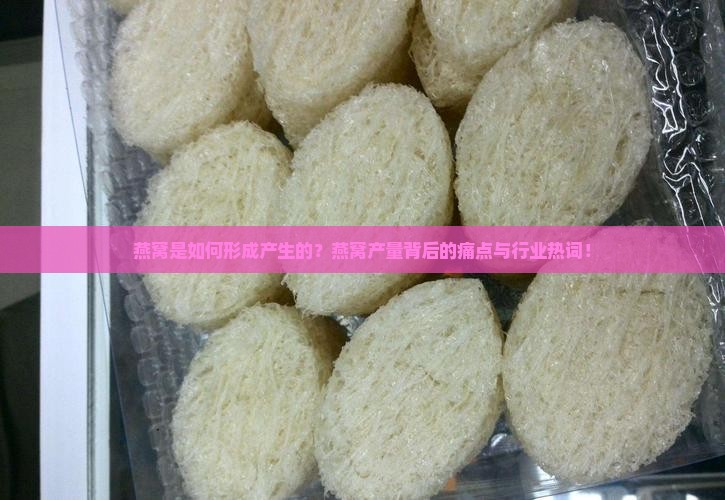 燕窝是如何形成产生的？燕窝产量背后的痛点与行业热词！