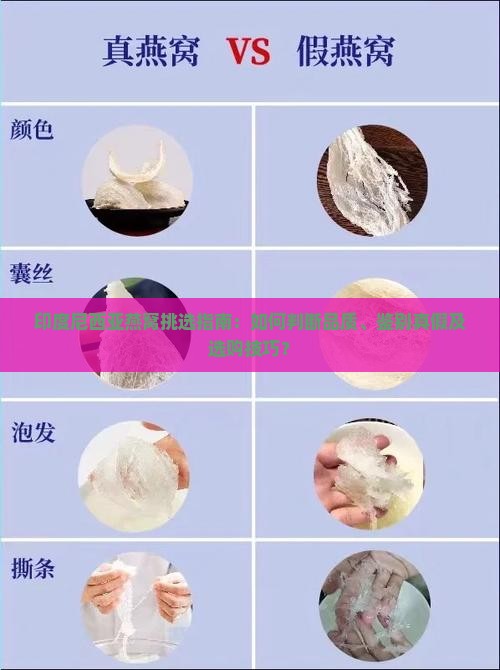 印度尼西亚燕窝挑选指南：如何判断品质、鉴别真假及选购技巧？