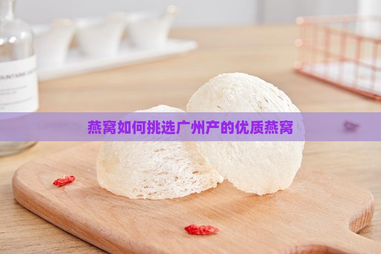 燕窝如何挑选广州产的优质燕窝