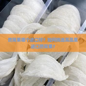 燕窝果哪个进口好？如何挑选高品质进口燕窝果？