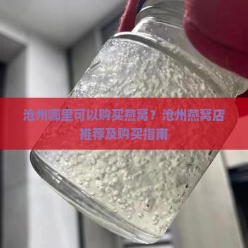 沧州哪里可以购买燕窝？沧州燕窝店推荐及购买指南