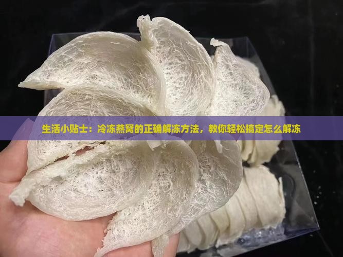 生活小贴士：冷冻燕窝的正确解冻方法，教你轻松搞定怎么解冻