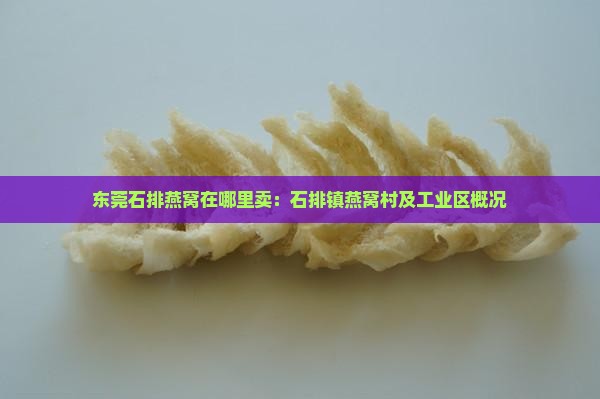 东莞石排燕窝在哪里卖：石排镇燕窝村及工业区概况