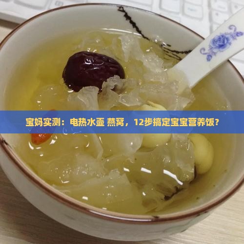 宝妈实测：电热水壶+燕窝，12步搞定宝宝营养饭？