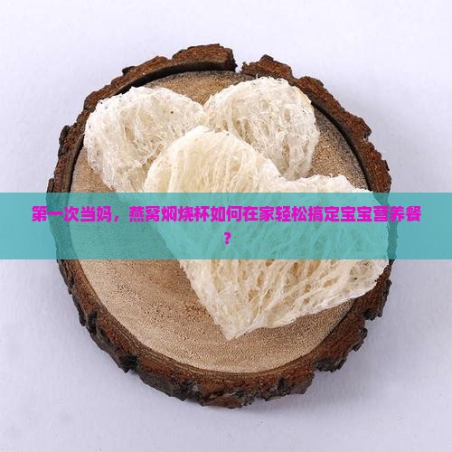 第一次当妈，燕窝焖烧杯如何在家轻松搞定宝宝营养餐？