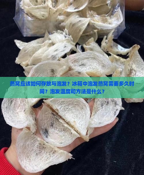 燕窝应该如何存放与泡发？冰箱中泡发燕窝需要多久时间？泡发温度和方法是什么？