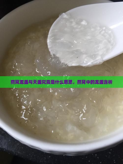 燕窝龙盏与天盏究竟是什么意思，燕窝中的龙盏含析