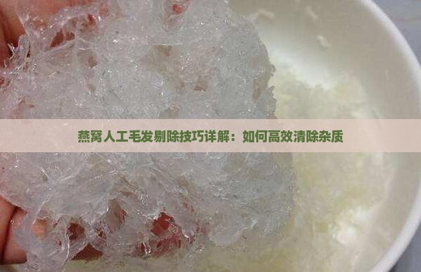燕窝人工毛发剔除技巧详解:如何高效清除杂质 燕窝人工毛发剔除技巧详解:如何高效清除杂质