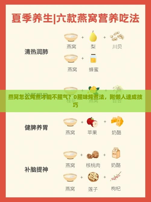 燕窝怎么炖煮才能不腥气？0腥味炖煮法，附懒人速成技巧