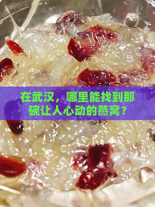 在武汉，哪里能找到那碗让人心动的燕窝？