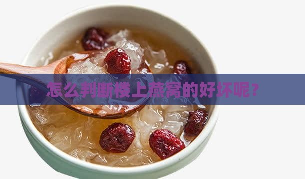怎么判断楼上燕窝的好坏呢？