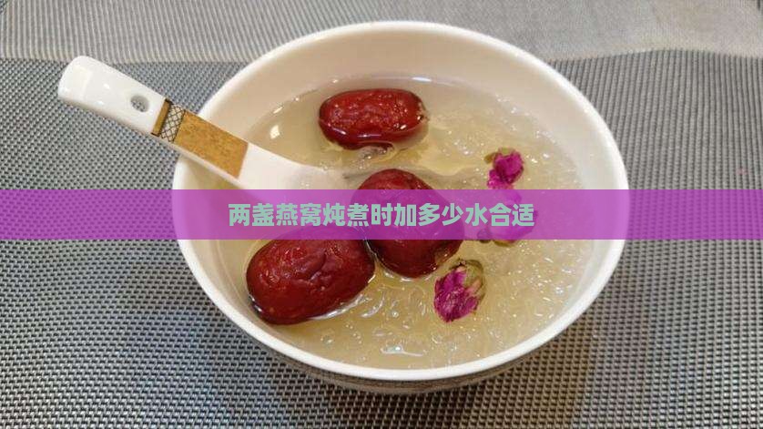 两盏燕窝炖煮时加多少水合适