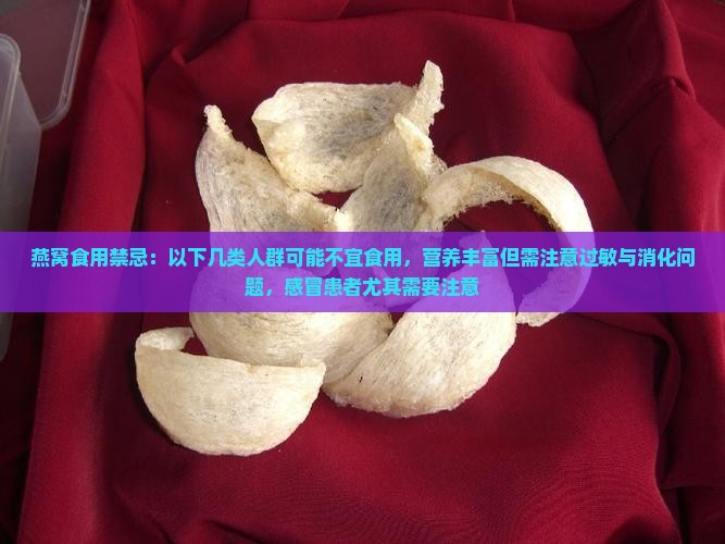 燕窝食用禁忌：以下几类人群可能不宜食用，营养丰富但需注意过敏与消化问题，感冒患者尤其需要注意
