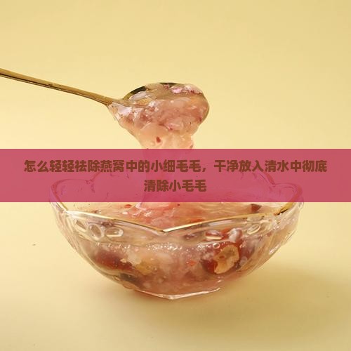 怎么轻轻祛除燕窝中的小细毛毛，干净放入清水中彻底清除小毛毛