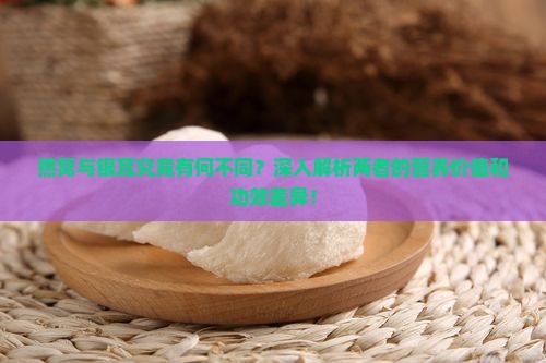 燕窝与银耳究竟有何不同？深入解析两者的营养价值和功效差异！