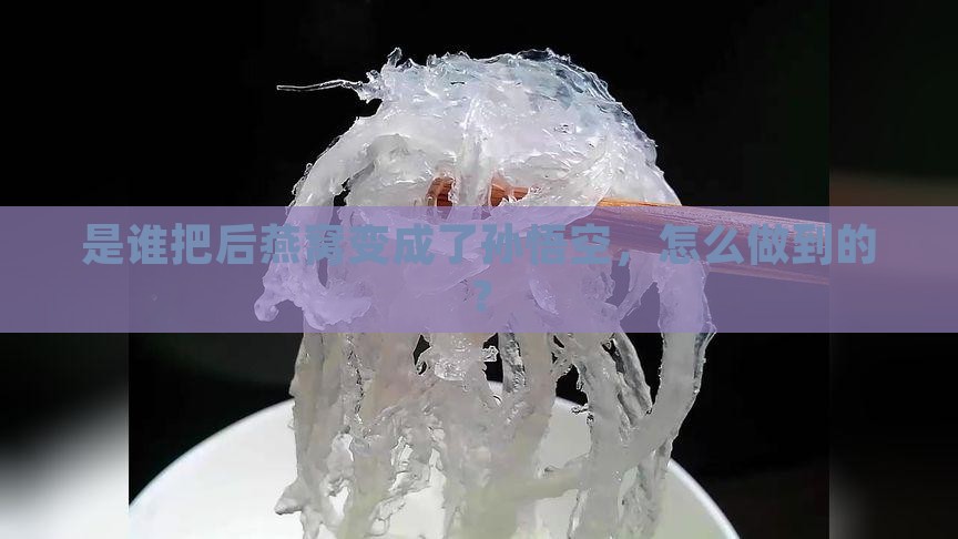 是谁把后燕窝变成了孙悟空，怎么做到的？