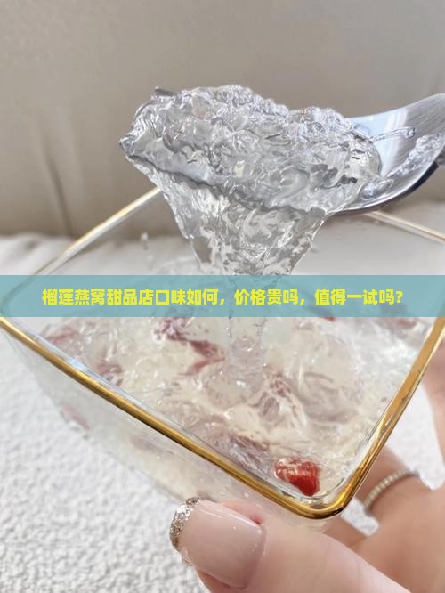 榴莲燕窝甜品店口味如何，价格贵吗，值得一试吗？
