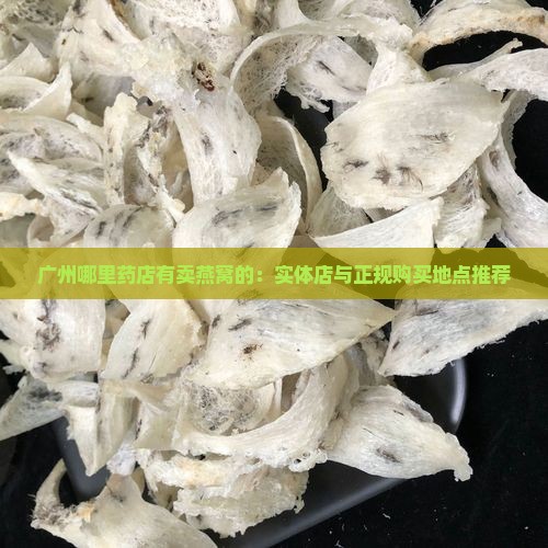 广州哪里药店有卖燕窝的：实体店与正规购买地点推荐