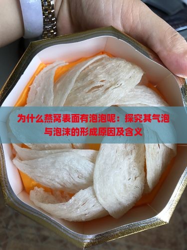 为什么燕窝表面有泡泡呢：探究其气泡与泡沫的形成原因及含义