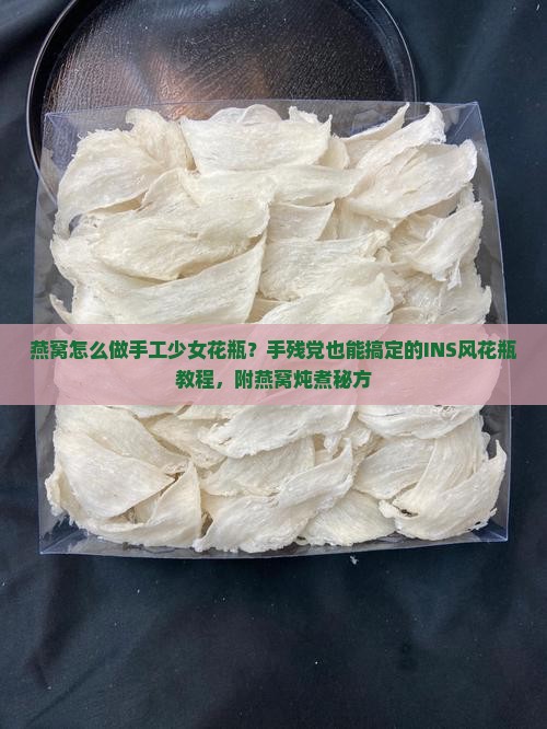 燕窝怎么做手工少女花瓶？手残党也能搞定的INS风花瓶教程，附燕窝炖煮秘方