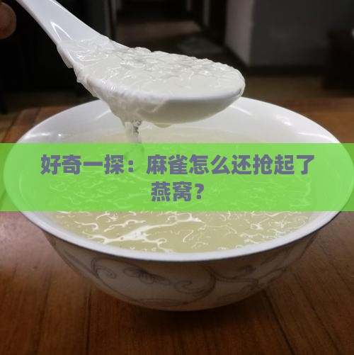 好奇一探：麻雀怎么还抢起了燕窝？
