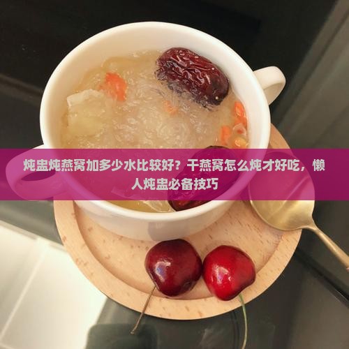 炖盅炖燕窝加多少水比较好？干燕窝怎么炖才好吃，懒人炖盅必备技巧