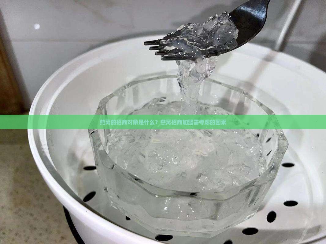 燕窝的招商对象是什么？燕窝招商加盟需考虑的因素