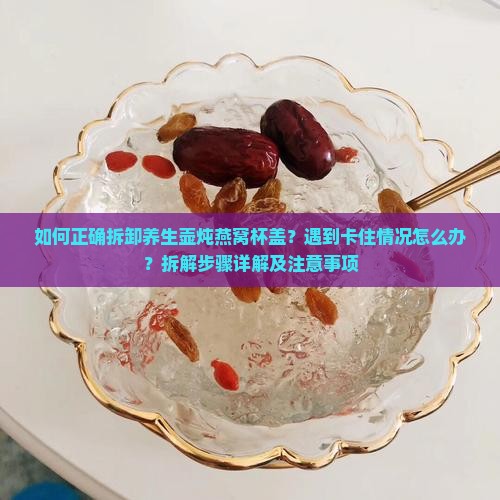 如何正确拆卸养生壶炖燕窝杯盖？遇到卡住情况怎么办？拆解步骤详解及注意事项