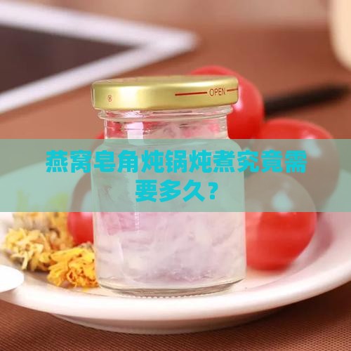 燕窝皂角炖锅炖煮究竟需要多久？