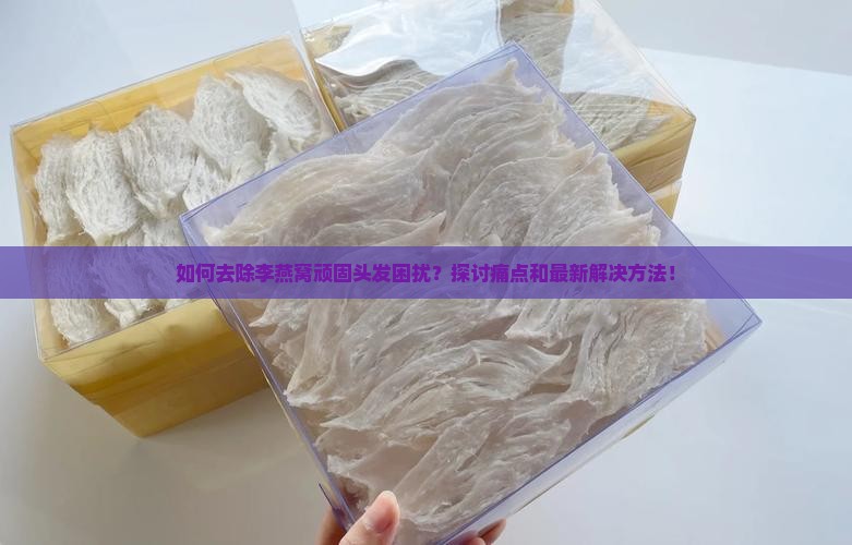 如何去除李燕窝顽固头发困扰？探讨痛点和最新解决方法！