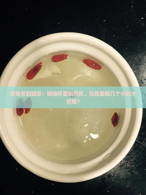 家常煮妇疑惑：焖烧杯里焖燕窝，究竟要焖几个小时才软糯？
