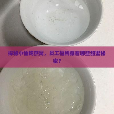 探秘小仙炖燕窝，员工福利藏着哪些甜蜜秘密？