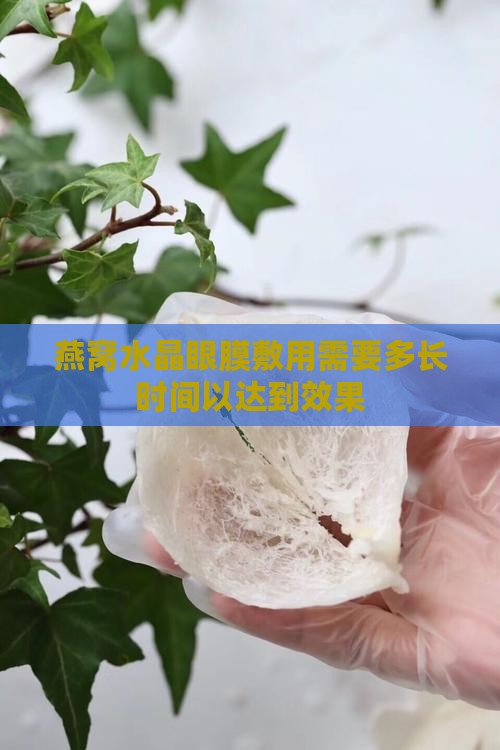 燕窝水晶眼膜敷用需要多长时间以达到效果