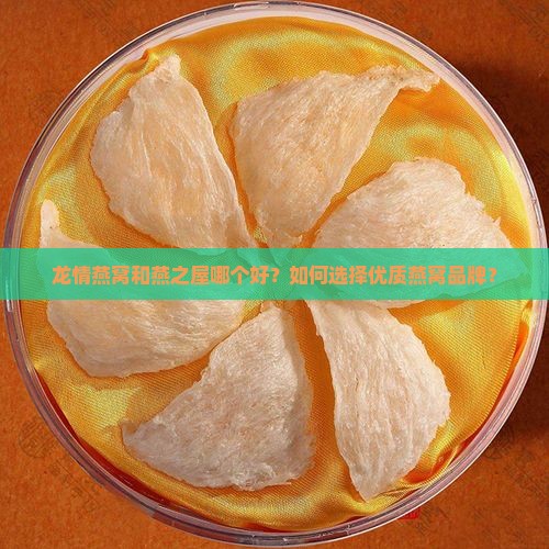 龙情燕窝和燕之屋哪个好