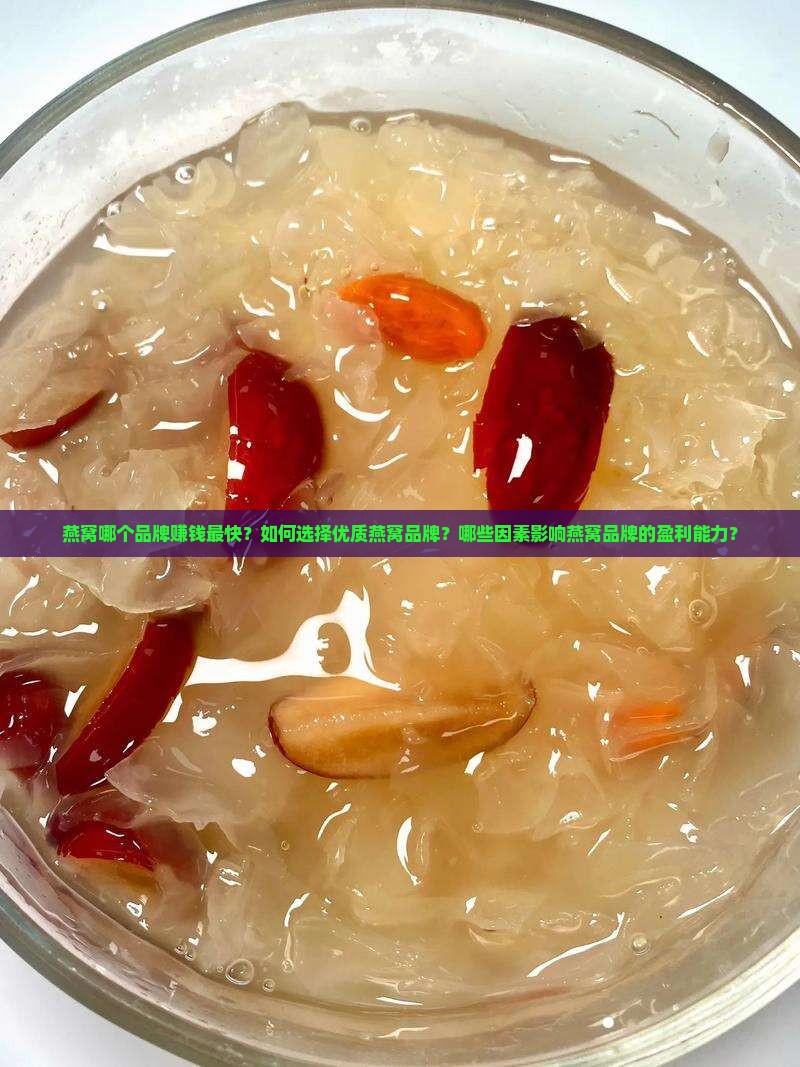 燕窝哪个品牌赚钱最快 燕窝哪个品牌赚钱最快
