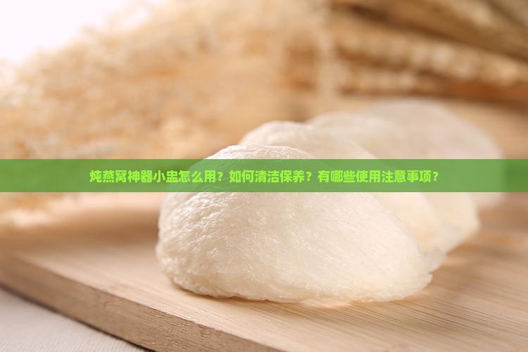炖燕窝神器小盅怎么用