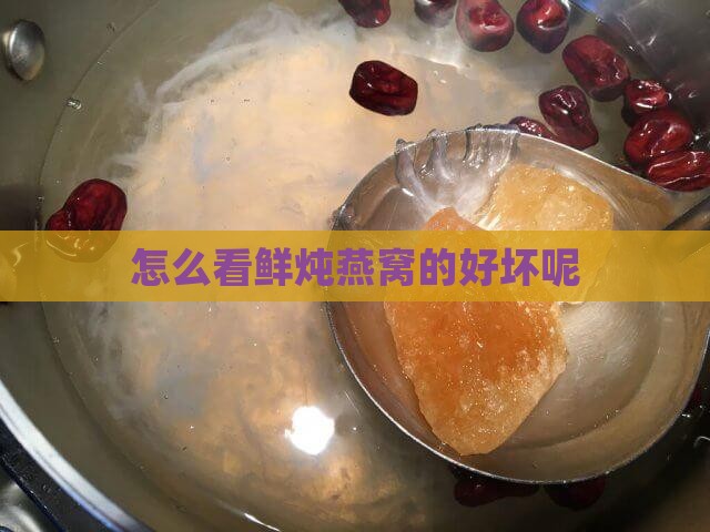 怎么看鲜炖燕窝的好坏呢
