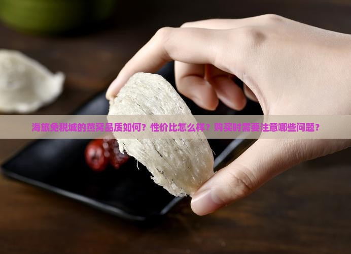 海旅免税城燕窝怎么样