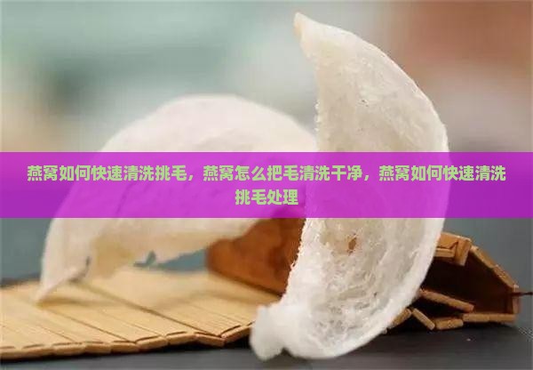 燕窝如何快速清洗挑毛