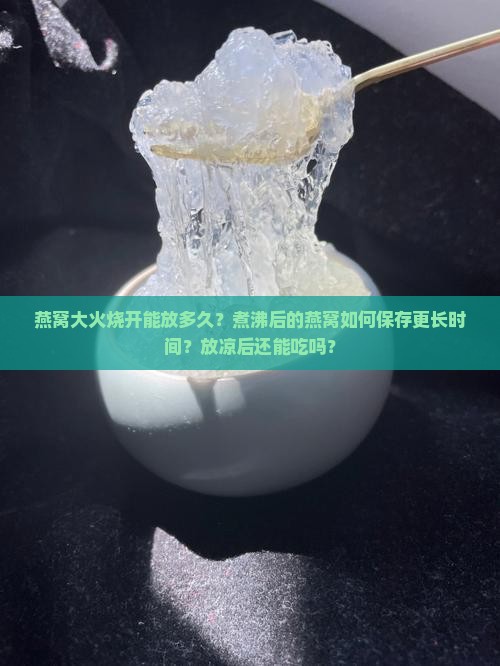 燕窝大火烧开能放多久