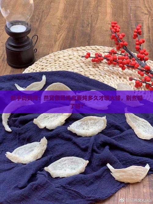 燕窝银耳煮盅炖多久能熟